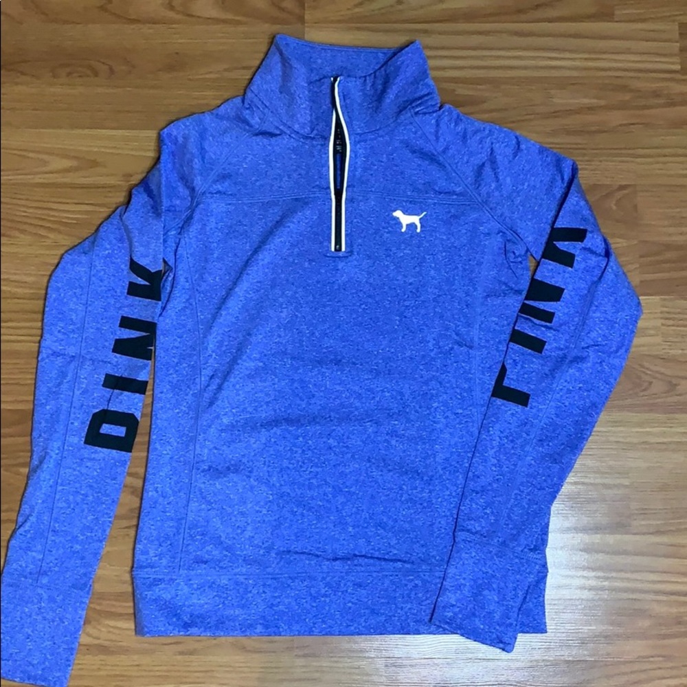 PINK 1/4 zip pullover